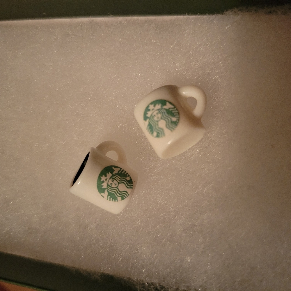 Starbucks Coffee Mug Stud Earrings